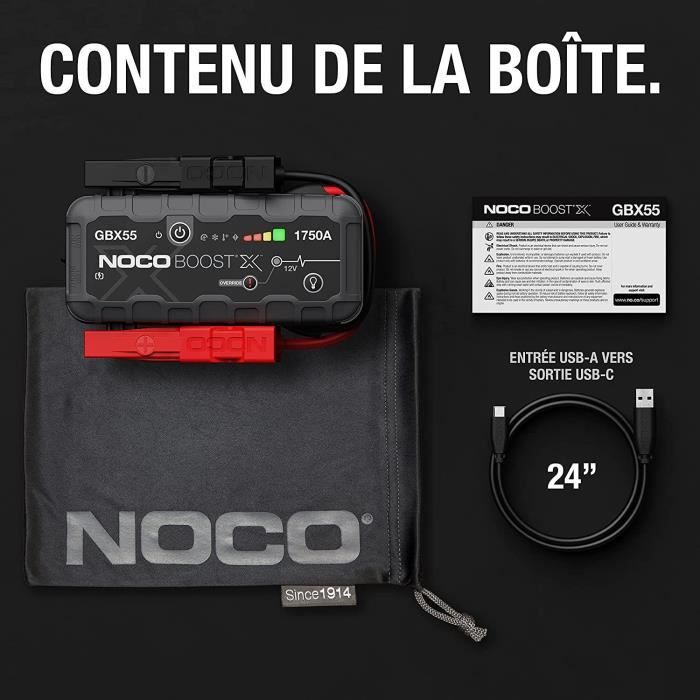 Noco - Boost X Lithium Aide Au Démarrage GBX55 1750A