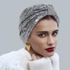 Headwear Hijab Hat Ramadan Muslim Muslim Sequin Hijab Scarf Elegant Turban Cap  Women