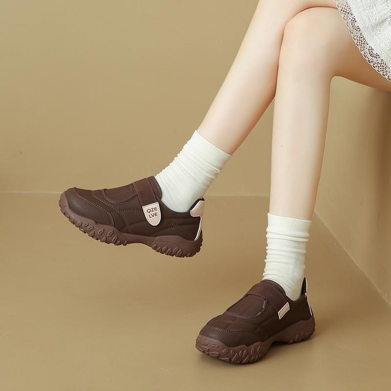 CRLAYDK Women's Sneakers Casual Comfortable Slip On Shoes Walking Hook&Loop Tennis Ladies Flat Sports Running Loafers