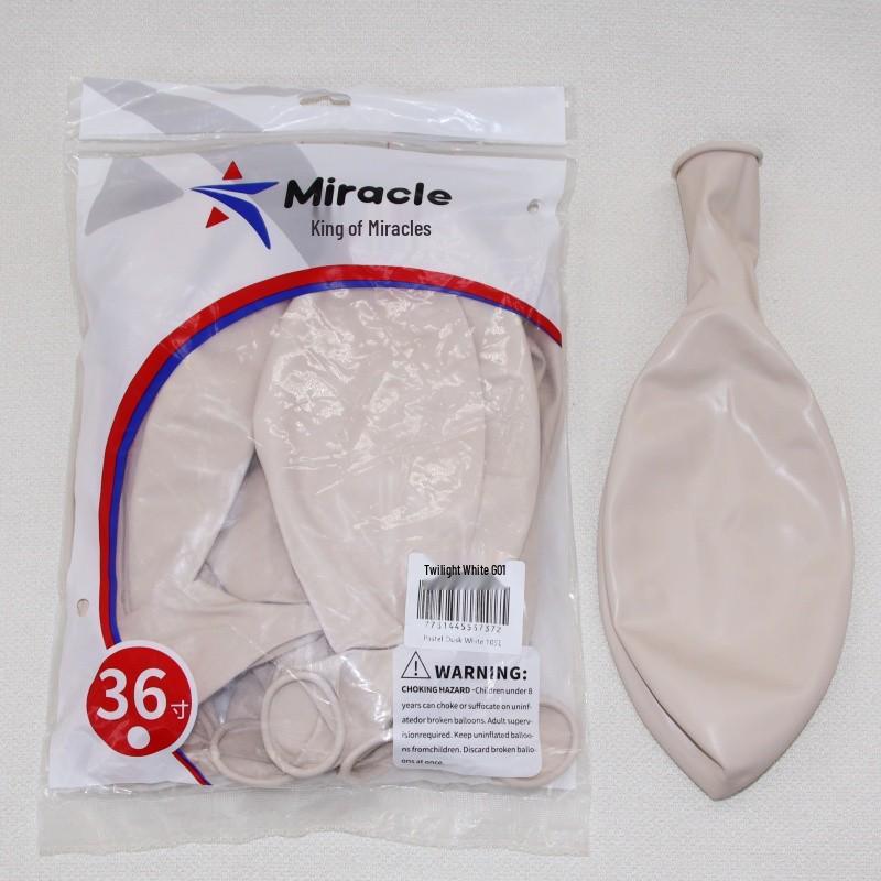 Miracle Star 36" Transparent Latex Balloon for Birthday, Party, Wedding Decor