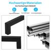 96/128mm Modern Drawer Handles Strong & Convenient Metal Handles Contemporary Black Furniture Handles for Household