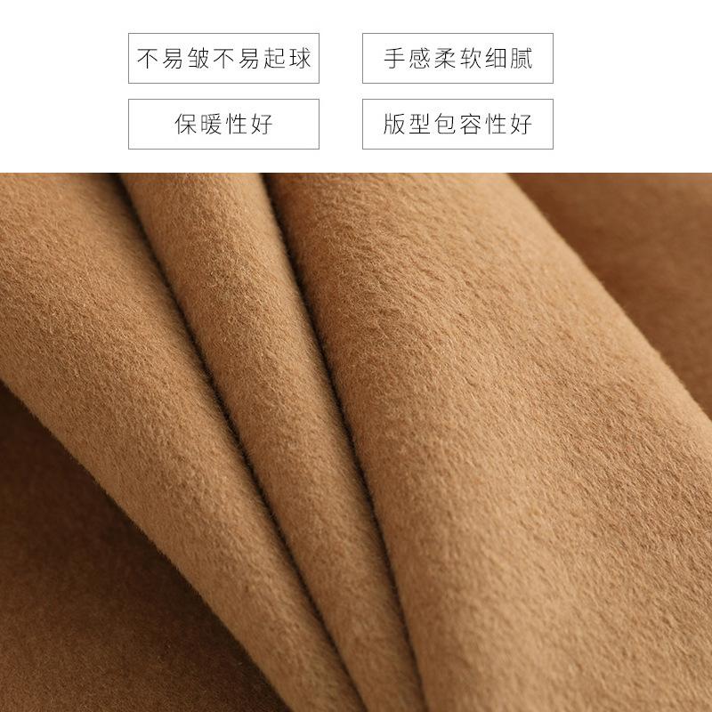 Double-sided cashmere coat women's long over-knee slim-fitting and thin autumn and winter new temperament mother woolen coat