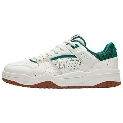Full Score Fashion Trend Non-Slip Increased Height Low-Top Skate Shoes Men Sneakers White Gray Green 112448032-3