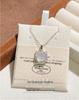 S925 Sterling Silver Chalcedony Cat Necklace with Zircon Pendant