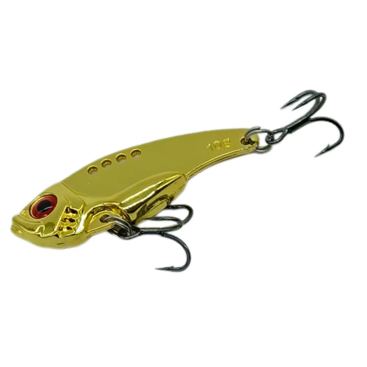 

Enhanced High Vibration Metal Spinner Lure for Asp, Bass, Black Fish - Versatile All-Water Bait 5g No Hooks