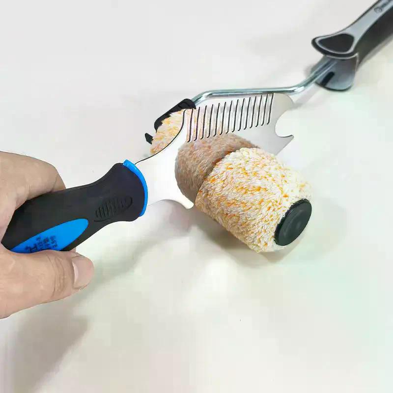 Mehrzweck Edelstahl Farbroller Reinigungswerkzeug Haushaltswaren
