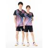 JUIC Line Warrior S Table Tennis Game Shirt, Unisex, JTTA Certified, Lightweight Material, Quick-Drying, Purple
