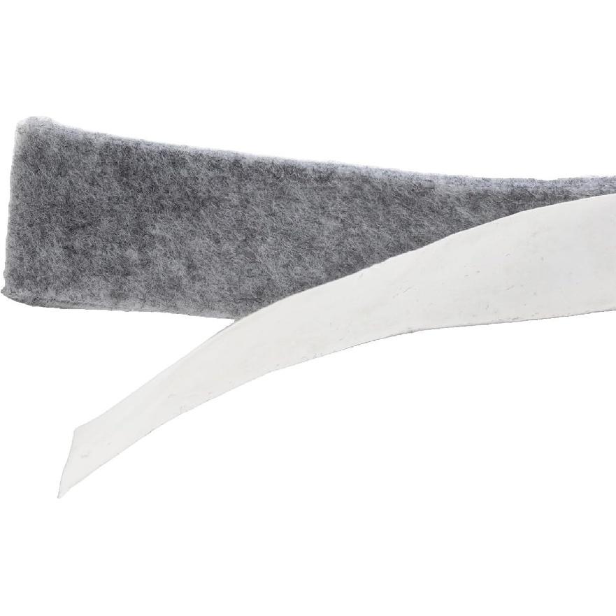 Thickened Weather Stripping 2 Strips 13 Feet, 3 Cm Wide Felt Cotton Tape Seal Tape for Window, Sliding Door Jamb, Speaker, Dashboard(Gray 3cm*400cm)