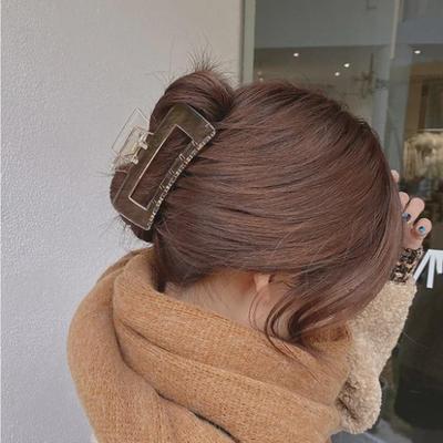 Ouyang Nana Stil Französische Haarnadel: Große koreanische Haarklammer für Damen