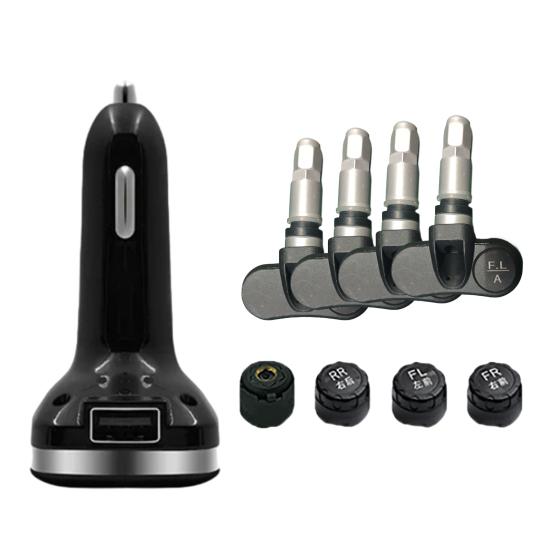 Sistem de monitorizare a presiunii în anvelope Detectare gamă largă de presiune Transmitere lungă a semnalului Monitor precis în timp real al presiunii în anvelope fără fir