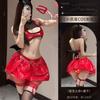 Sex lingerie sexy patent leather cosplay two-dimensional little devil nightclub play temptation uniform