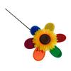 Sequins Spinner Home Garden Yard Decoration Colorful Sunflower Windmill Wind 