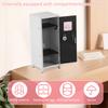 Mini Spind mit Schloss und Schlüssel Rostfreies Metall Kleiner Spind Praktischer Aufbewahrungsschrank für Zuhause Schreibtisch-Organizer