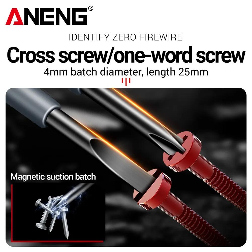 ANENG B05 Strong Torque Highlight Tester Word/Cross Electrician Screwdriver Indicator Meter Electric Pen Pocket Tester Pen Tools