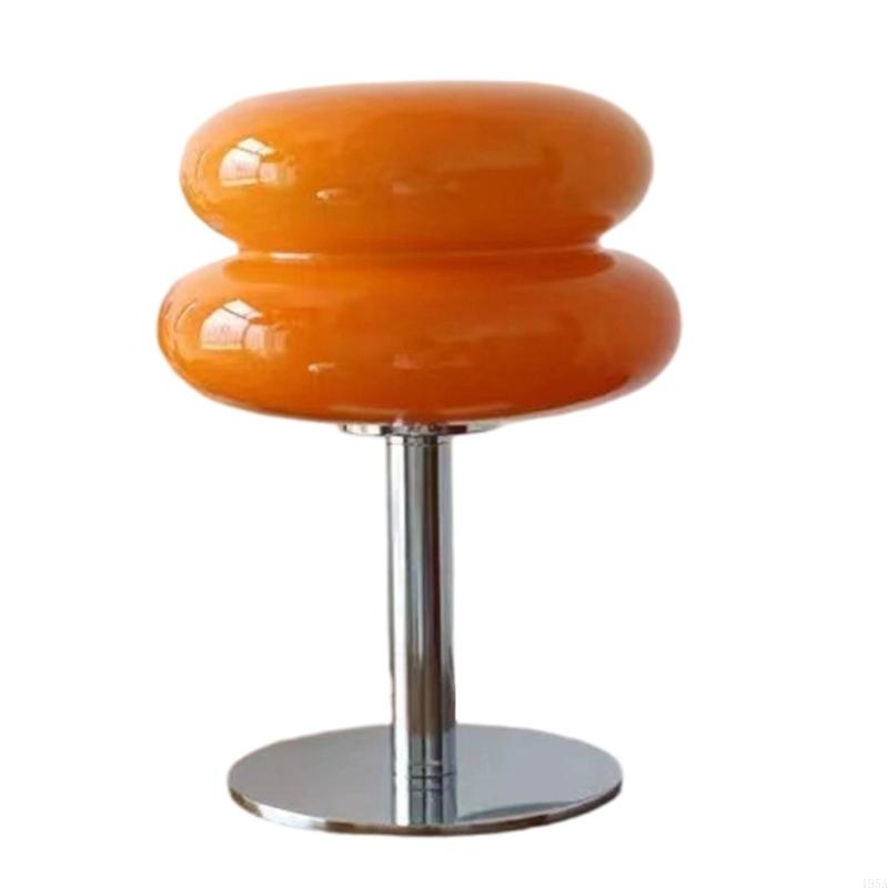 USB Powered Adjustable Brightness Glass Mushroom Night Light Nordic Style Desk Lamps for Living Room Bedroom Decor