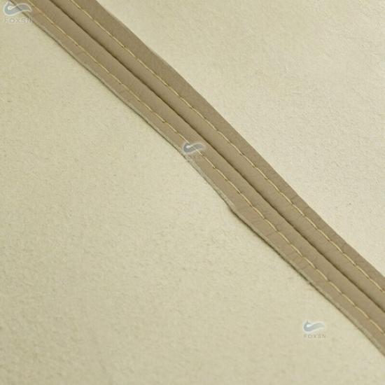 2*Beige/Tan Leather Front Door Panel Armrest Cover For BMW 3 Series E46 98-2006