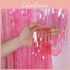 Stunning Candy Rain Stream Curtain Backdrop For Celebrations And Photography