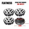 4Pcs 56/65/66mm Car Wheel Center Hub Caps Badge UOriginal Hubcaps For Volkswagen VW R GTI Golf 5 7 Caddy Passat B6 Tiguan Polo