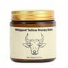 Beef Tallow For Skin - Organic Grass Fed Whipped Moisturizer With Honey Balm, Natural Hydrating Cream, Relief For Dry & Sensitive Skin, 4.23oz