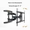 Supporto a parete per TV NB P65 a movimento completo