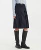YOUTH Pleats Midi Skirt - Navy