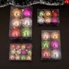 Colorful Christmas Mirror Disco Balls Set Xmas Tree Pendent  Wedding Party Decoration