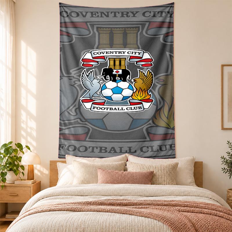 Coventry City F.C. Tapestry highquality for decorating living room bedroom dorm walls ideal as bedroom wallart orholiday gift