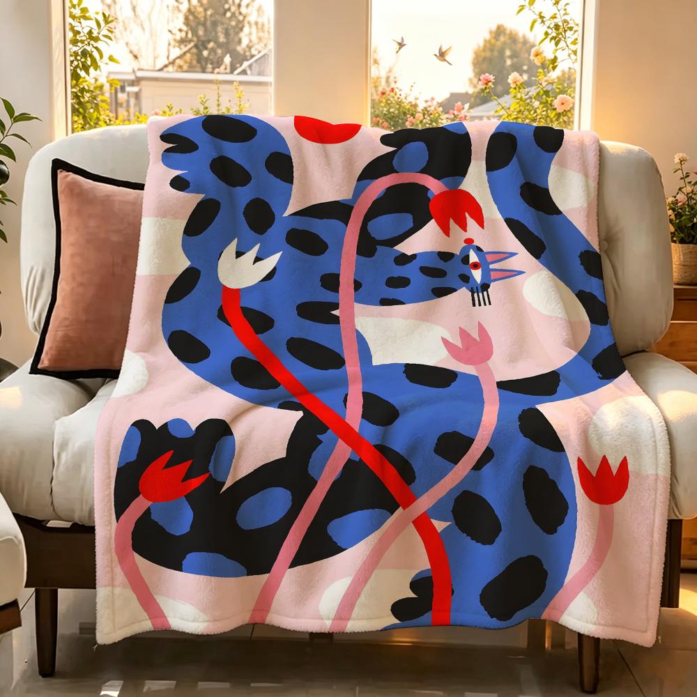 Illustrator A Anastacia Sholik Throw Flannel Throw Blanket Suitable for Sofa Living Room Bedroom