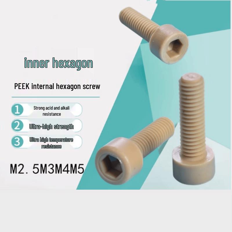 Diannan PEEK Plastic Hex Socket Screws
