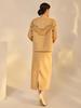 Embroidery Merino Wool Two-Color Double-Sided Coat and Skirt Set in New Chinese Style
