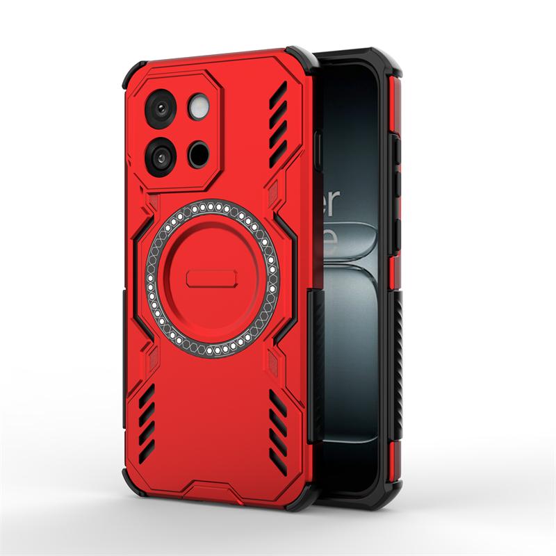 Shockproof Armor Case For OnePlus 13S Magnetic Adsorption Wireless Charge Cover OnePlus 13S Case For OnePlus 13S Case 6.32 inch