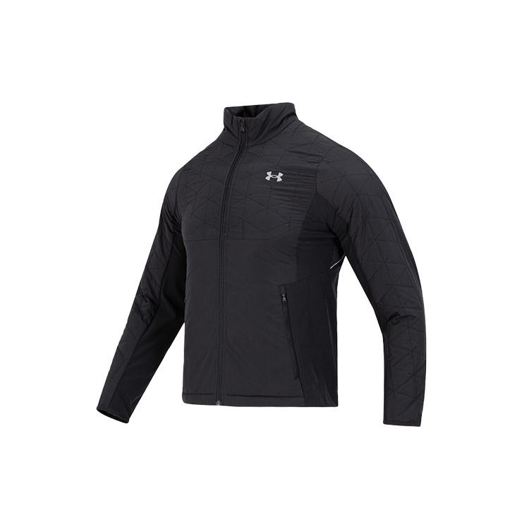 Мужские пуховики Under Armour Черный С воротником-стойкой Умеренный Другое 1364642-002 M