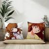 Asuka Langley Soryu Asuka Anime Girl Pillow Case Pattern Printed Pillowcase For Living Room Sofa Cushion Cover
