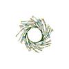 3D 30cm Spring Flower Wreath Door Hanging Decoration