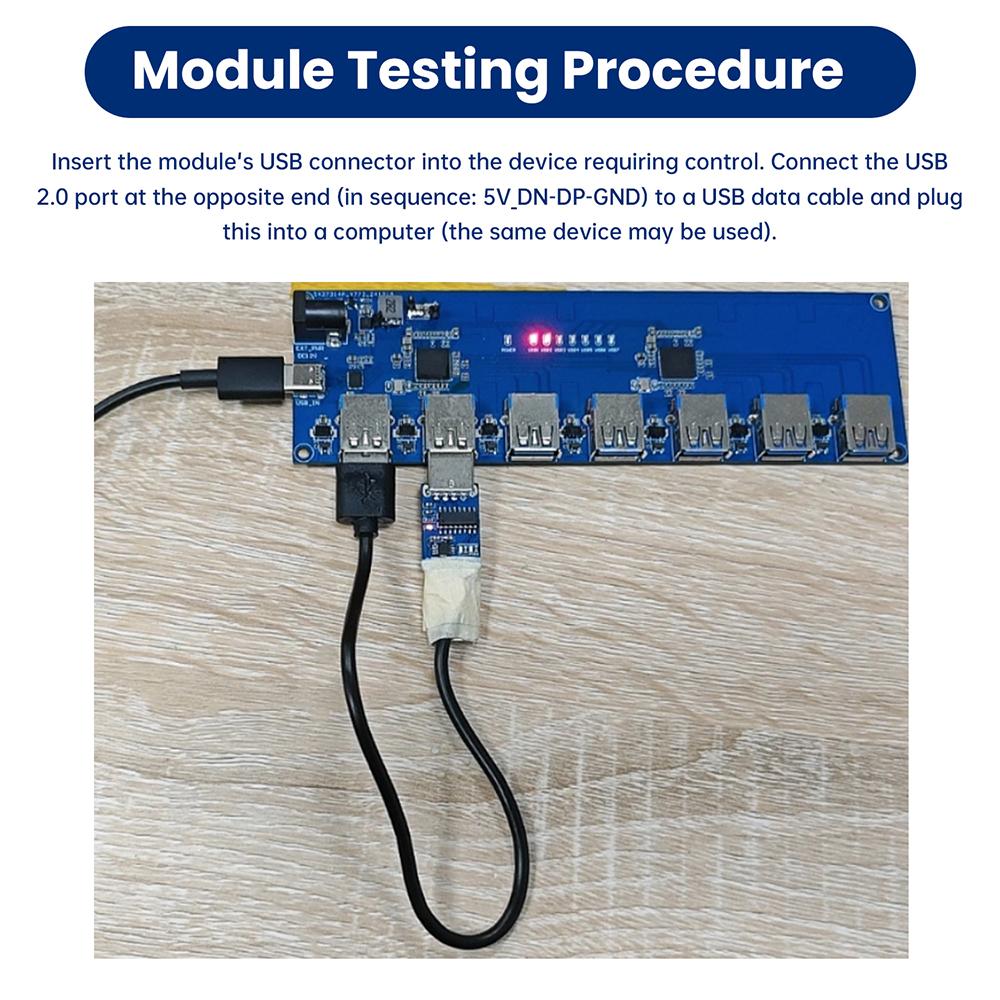 CH9329 Module USB 2.0 To Standard USB-HID Keyboard And Module Device Module USB 5V Interface