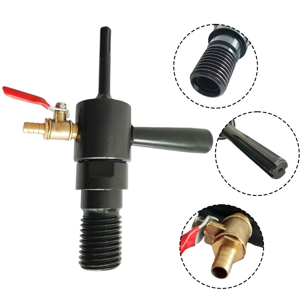 Core Bit Water Injection Adapter Connection Converter For Electric Hammer Drill Electrophoretic Treatment To Keep It Firm