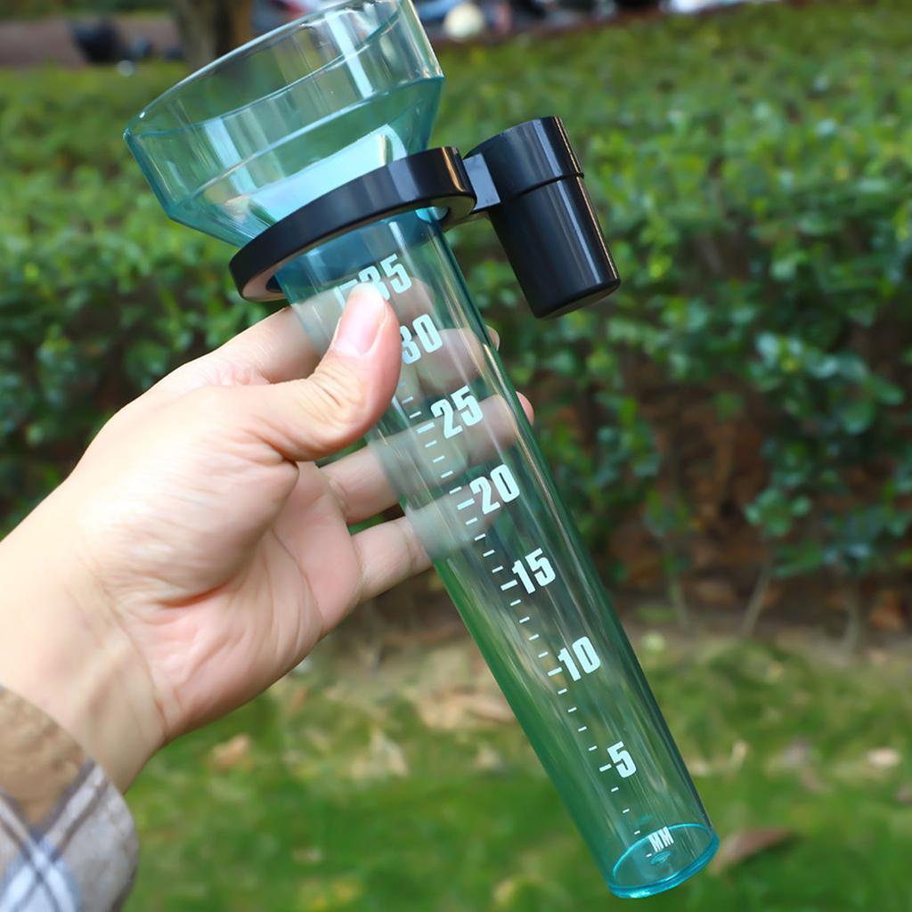 1/2/3Pcs Plastic Rain Measurement Device with 35mm Capacity Rain Meter Gauge for Lawn Farm Garden Settings Outdoor