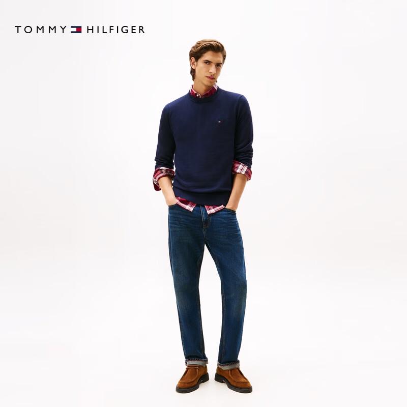 Tommy Hilfiger Men's Cotton Cashmere Crew Neck Sweater A/W 2025