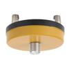 Ingenieurmessung Drehende Schraube Sockelbasis Drehende Basis Für GPS-Adapter Durchmesser 80mm Gelbe Oberfläche