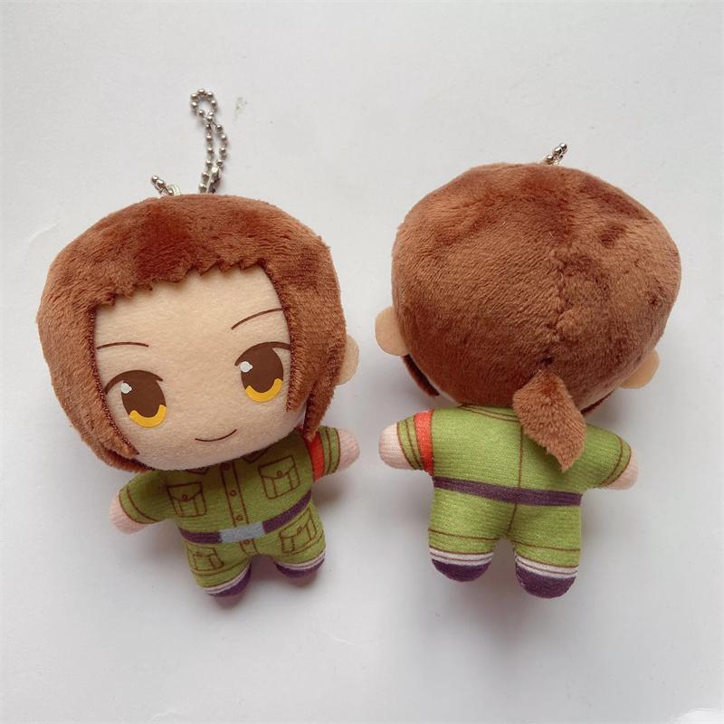 10cm Anime Axis Powers Worlds Plush Toy Stuffed Doll Hetalia Arthur Kirkland Alfred F Jones Wang Yao Soft Pendant Birthday Gifts