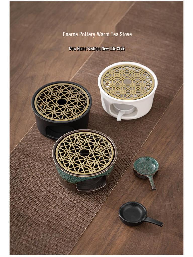 Warm Tea Stove: Candle Warmer for Teapot with Heat Preservation & Incense Burner