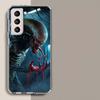 COOL A-Alien Xenomorph Phone Case For Samsung Galaxy S25 Edge S24 S23 FE S21 S20 S10 Plus S22 S26 Ultra Cover Clear Cases TPU Ca