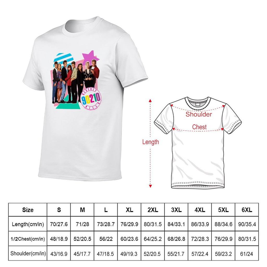 New Beverly Hills 90210 Retro Nineties Group Shot TShirt cat shirts sports fan tshirts tees black t shirt mens plain t shirts
