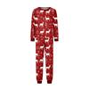 Christmas Print Family Matching Pajama Set Long Sleeve Round Neck Sleepwear for Parent and Kid