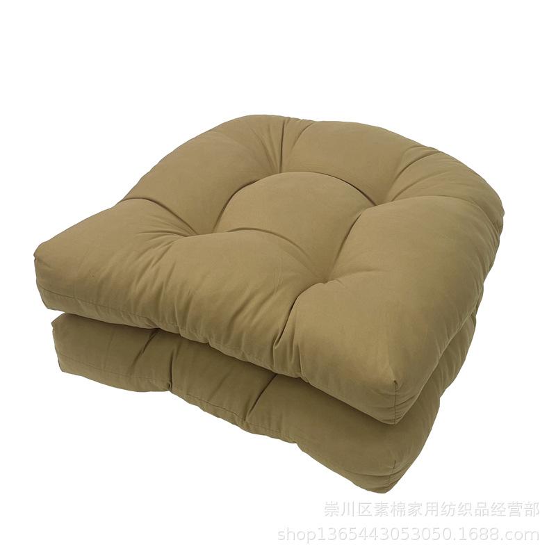 

Sofa 2pcs seat cushion courtyard garden swing rattan chair thick pad hotel homestay floor cushion 48x48cm home decoration mat 48x48CM