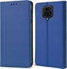 Case for Xiaomi Redmi Note 9S / 9 PRO SMART MAGNET BOOK CASE NAVY BLUE + GLASS