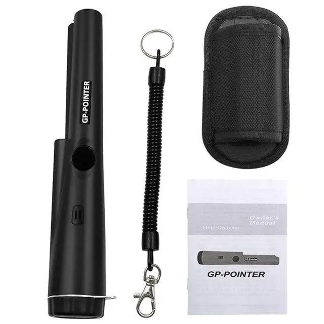 GP-Pointers Handheld Metal Detector Pinpointer Waterproof 161° Side Scan Gold Coin Treasure Finder with Vibration Sound Alarm