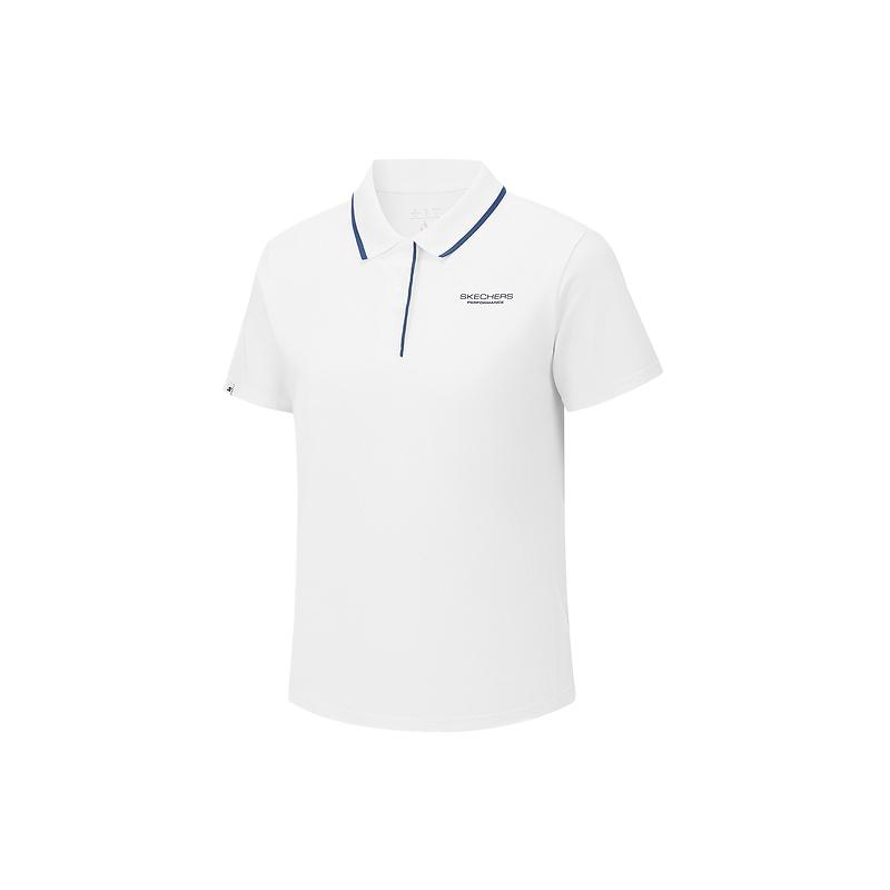Skechers Moisture Wicking Pullover Polo Shirt Women tops P226W101-0019 S