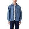Levis FW24 Wellthread Series Solid Color Casual Front Single Pocket Button-Down Long Sleeve Denim Jacket Men jackets Light-Indigo A9191-0000