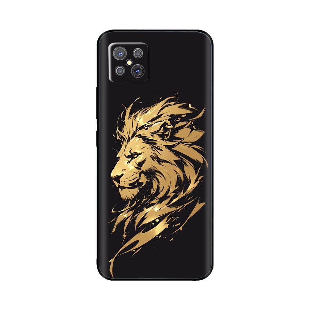 For Oppo Reno4 Z 5G Case Cute Cartoon Painted Black Silicone Soft TPU Back Cover For OPPO A92S Phone Back Bumper Shell Bag Coque